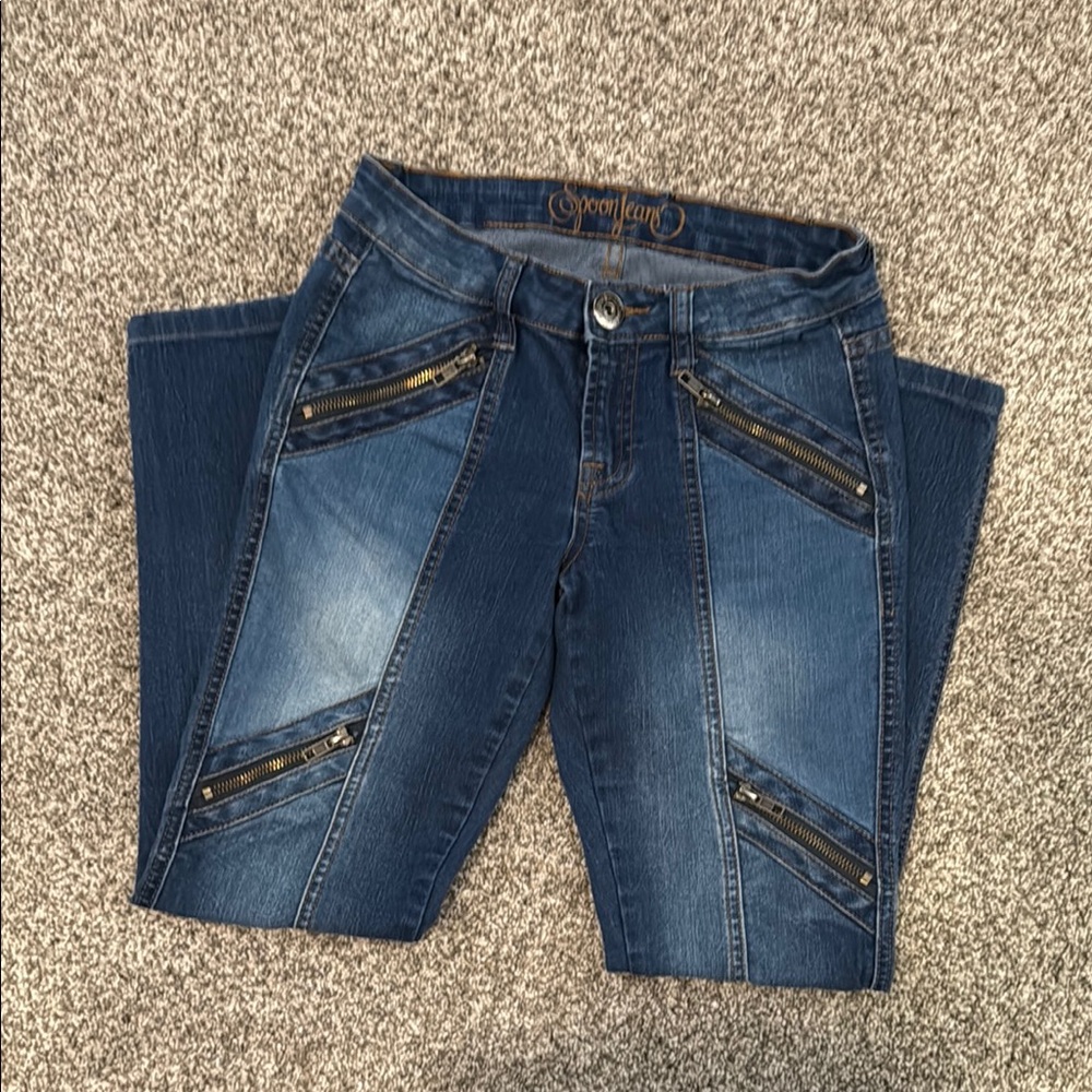 Spoon Jeans Dark Blue Denim Jeans Size 1